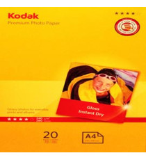Kodak - Carta Fotografica Ultra Premium Gloss - A4 - 240 gr - 20 fogli - 5740-093
