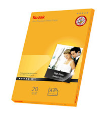 Kodak - Carta fotografica Ultra Premium lucida - A4 - 280 gr - 20 fogli - 5740-085