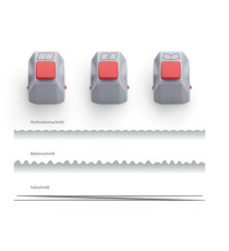 Lame assortite - per Hobby 508 - 59 x 21 cm - Dahle - conf. 3 pezzi Lame assortite - per Hobby 508 - 59 x 21 cm - Dahle - conf. 3 pezzi