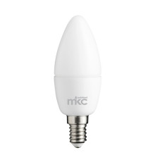 Lampada - Led - candela - 5,5W - E14 - 4000K - luce bianca naturale - MKC Lampada - Led - candela - 5,5W - E14 - 4000K - luce bianca naturale - MKC