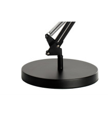 Lampada da tavolo Swingo - a led - con base e morsetto - 44 x 34,5 x 13,5 cm - 10 W - nero - Unilux