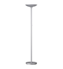Lampada da terra Varialux - a led - base diametro 34 cm - H 180 cm - 23 W - grigio metal - Unilux