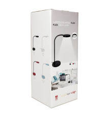 Lampada Flex Desk - a led - con base in legno - bianco - Cep Lampada Flex Desk - a led - con base in legno - bianco - Cep