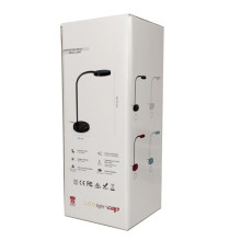 Lampada Flex Desk - a led - con base in legno - bianco - Cep Lampada Flex Desk - a led - con base in legno - bianco - Cep