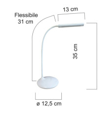 Lampada Nelly - a led - 7,8 W - bianco - Unilux