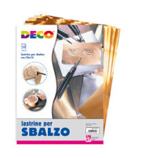 Lastre alluminio/rame - 20 x 30 cm - Deco - conf.12 pezzi Lastre alluminio/rame - 20 x 30 cm - Deco - conf.12 pezzi