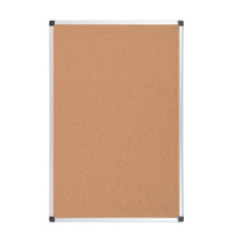 Lavagna - 90 x120 cm - superficie in sughero - cornice in alluminio - Starline