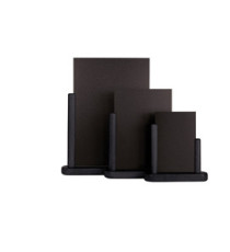Lavagna da tavolo Elegant - A5 - 20 x 23 x 6 cm - nero - Securit Lavagna da tavolo Elegant - A5 - 20 x 23 x 6 cm - nero - Securit
