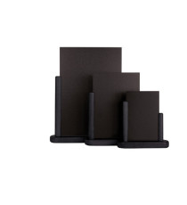 Lavagna da tavolo Elegant - A6 - 15,5 x 17 x 5 cm - nero - Securit Lavagna da tavolo Elegant - A6 - 15,5 x 17 x 5 cm - nero - Securit