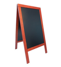 Lavagna Sandwich - cavalletto mogano - 71 x 135 cm - Securit Lavagna Sandwich - cavalletto mogano - 71 x 135 cm - Securit