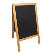 Lavagna Sandwich - cavalletto Teak - 69 x 125 cm - Securit Lavagna Sandwich - cavalletto Teak - 69 x 125 cm - Securit