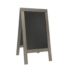 Lavagna Sandwich Nature - 131 x 72,7 x 72 cm - legno grigio - Securit Lavagna Sandwich Nature - 131 x 72,7 x 72 cm - legno grigio - Securit