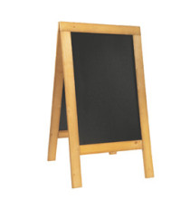 Lavagna Sandwich Nature - 131 x 72,7 x 72 cm - legno naturale - Securit Lavagna Sandwich Nature - 131 x 72,7 x 72 cm - legno naturale - Securit