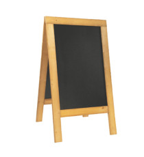 Lavagna Sandwich Nature - 131 x 72,7 x 72 cm - legno naturale - Securit Lavagna Sandwich Nature - 131 x 72,7 x 72 cm - legno naturale - Securit