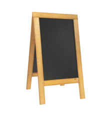 Lavagna Sandwich Nature - 131 x 72,7 x 72 cm - legno naturale - Securit Lavagna Sandwich Nature - 131 x 72,7 x 72 cm - legno naturale - Securit