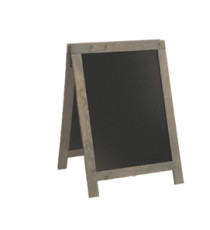 Lavagna Sandwich Nature - 85 x 54,5 x 44 cm - legno grigio - Securit Lavagna Sandwich Nature - 85 x 54,5 x 44 cm - legno grigio - Securit