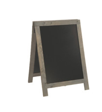 Lavagna Sandwich Nature - 85 x 54,5 x 44 cm - legno grigio - Securit Lavagna Sandwich Nature - 85 x 54,5 x 44 cm - legno grigio - Securit