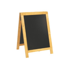 Lavagna Sandwich Nature - 85 x 54,5 x 44 cm - legno naturale - Securit Lavagna Sandwich Nature - 85 x 54,5 x 44 cm - legno naturale - Securit