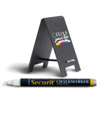 Lavagnette segnaposto - 8,5 x 5 cm - Securit - set 5 pezzi Lavagnette segnaposto - 8,5 x 5 cm - Securit - set 5 pezzi