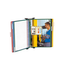 Leggio T Technic - da muro - 10 tasche - PVC - colori assortiti - Djois Leggio T Technic - da muro - 10 tasche - PVC - colori assortiti - Djois