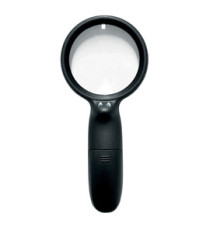 Lente di ingrandimento 1137 - diametro 7,5 cm - con led - nero - Lebez Lente di ingrandimento 1137 - diametro 7,5 cm - con led - nero - Lebez