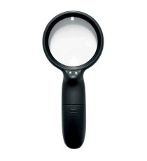 Lente di ingrandimento 1137 - diametro 7,5 cm - con led - nero - Lebez Lente di ingrandimento 1137 - diametro 7,5 cm - con led - nero - Lebez