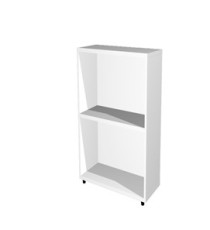 Libreria modulare bassa - a giorno - 40 x 32 x 81,5 cm - bianco