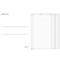 Libro cassa - 31 x 24,5cm - 100 fogli - Edipro