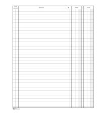 Libro cassa - 31 x 24,5cm - 100 fogli - Edipro