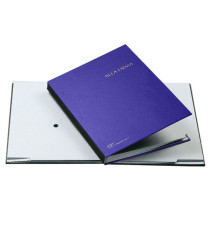Libro firma - 14 intercalari - 24x34 cm - blu - Fraschini Libro firma - 14 intercalari - 24x34 cm - blu - Fraschini