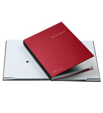 Libro firma - 14 intercalari - 24x34 cm - rosso - Fraschini Libro firma - 14 intercalari - 24x34 cm - rosso - Fraschini