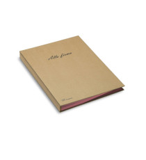 Libro firma Eco - 18 intercalari - 24x34 cm - avana - Fraschini Libro firma Eco - 18 intercalari - 24x34 cm - avana - Fraschini