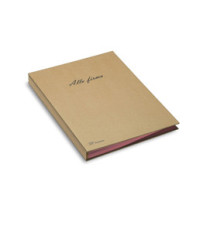 Libro firma Eco - 18 intercalari - 24x34 cm - avana - Fraschini Libro firma Eco - 18 intercalari - 24x34 cm - avana - Fraschini
