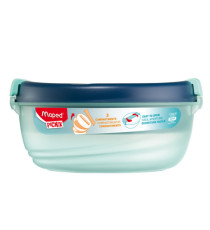 Lunch Bowl Origins - 3 scompartimenti - 19,5 x 18,5 x 9,2 cm - 1,4 L - blu - Maped Lunch Bowl Origins - 3 scompartimenti - 19,5 x 18,5 x 9,2 cm - 1,4 L - blu - Maped