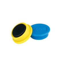 Magneti - diametro 1,3 cm - colori assortiti - Nobo - conf. 10 pezzi Magneti - diametro 1,3 cm - colori assortiti - Nobo - conf. 10 pezzi