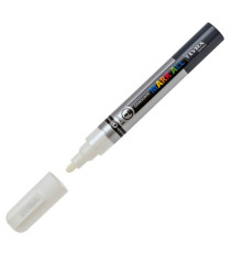 Marcatore a base d'acqua Graduate Mark All  - punta tonda 2mm - bianco - Lyra