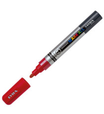 Marcatore a base d'acqua Graduate Mark All  - punta tonda 2mm - rosso - Lyra