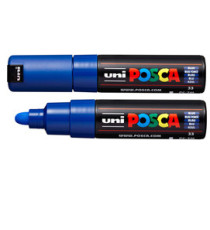 Marcatore a base d'acqua Uni Posca  PC7M - punta tonda large 4,5 mm-5,5mm - blu - Uni Mitsubishi Marcatore a base d'acqua Uni Posca  PC7M - punta tonda large 4,5 mm-5,5mm - blu - Uni Mitsubishi