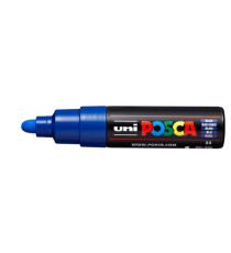 Marcatore a base d'acqua Uni Posca  PC7M - punta tonda large 4,5 mm-5,5mm - blu - Uni Mitsubishi Marcatore a base d'acqua Uni Posca  PC7M - punta tonda large 4,5 mm-5,5mm - blu - Uni Mitsubishi