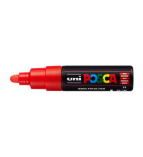 Marcatore a base d'acqua Uni Posca  PC7M - punta tonda large 4,5 mm-5,5mm - rosso - Uni mitsubishi Marcatore a base d'acqua Uni Posca  PC7M - punta tonda large 4,5 mm-5,5mm - rosso - Uni mitsubishi