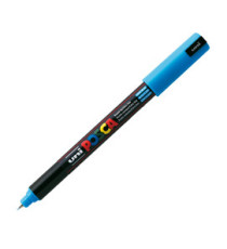 Marcatore a base d'acqua Uni Posca Pen PC1M - punta extra fine 0,7mm - azzurro  - Uni Mitsubishi Marcatore a base d'acqua Uni Posca Pen PC1M - punta extra fine 0,7mm - azzurro  - Uni Mitsubishi