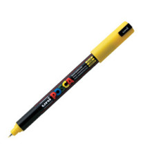 Marcatore a base d'acqua Uni Posca Pen PC1M - punta extra fine 0,7mm - giallo  - Uni Mitsubishi Marcatore a base d'acqua Uni Posca Pen PC1M - punta extra fine 0,7mm - giallo  - Uni Mitsubishi