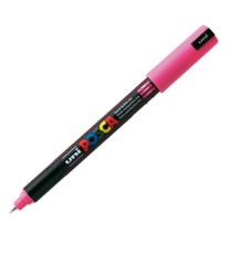 Marcatore a base d'acqua Uni Posca Pen PC1M - punta extra fine 0,7mm - rosa - Uni Mitsubishi