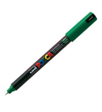 Marcatore a base d'acqua Uni Posca Pen PC1M - punta extra fine 0,7mm - verde  - Uni Mitsubishi Marcatore a base d'acqua Uni Posca Pen PC1M - punta extra fine 0,7mm - verde  - Uni Mitsubishi