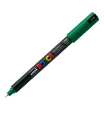 Marcatore a base d'acqua Uni Posca Pen PC1M - punta extra fine 0,7mm - verde  - Uni Mitsubishi Marcatore a base d'acqua Uni Posca Pen PC1M - punta extra fine 0,7mm - verde  - Uni Mitsubishi