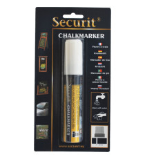 Marcatore a gesso liquido - punta maxi da 7,00-15,00mm - bianco - Securit