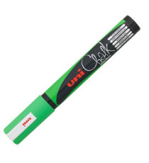 Marcatore a gesso liquido Uni Chalk Marker - punta tonda da 1,80-2,50mm - verde fluo - Uni Mitsubishi Marcatore a gesso liquido Uni Chalk Marker - punta tonda da 1,80-2,50mm - verde fluo - Uni Mitsubishi