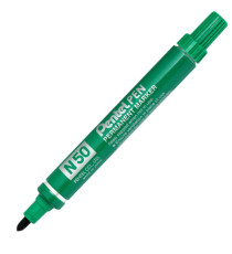 Marcatore permanente N50 - punta tonda - verde - Pentel