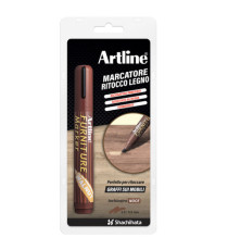 Marcatore permanente per legno Furniture Marker - punta a scalpello - tratto 2,0-5,0 mm - noce - Artline Marcatore permanente per legno Furniture Marker - punta a scalpello - tratto 2,0-5,0 mm - noce - Artline