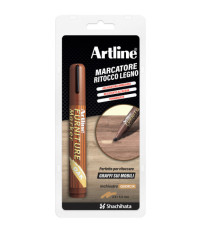 Marcatore permanente per legno Furniture Marker - punta a scalpello - tratto 2,0-5,0 mm - quercia - Artline